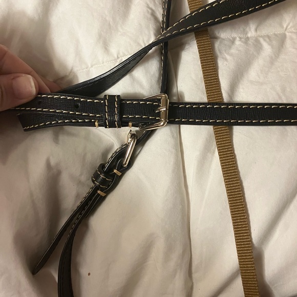 Dooney & Bourke Canvas Black/Grey Crossbody Bag - Picture 6 of 8